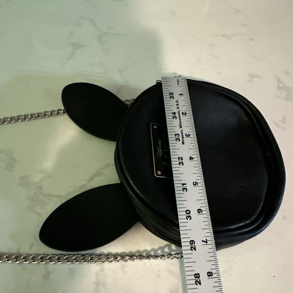 DISNEY ALICE IN WONDERLAND RABBIT EAR CLOCK‎ CROSSBODY BAG 7" dia - Picture 8 of 9
